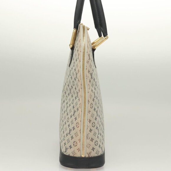 LOUIS VUITTON Monogram Mini Alma Haut Hand Bag Blue - Picture 4 of 16